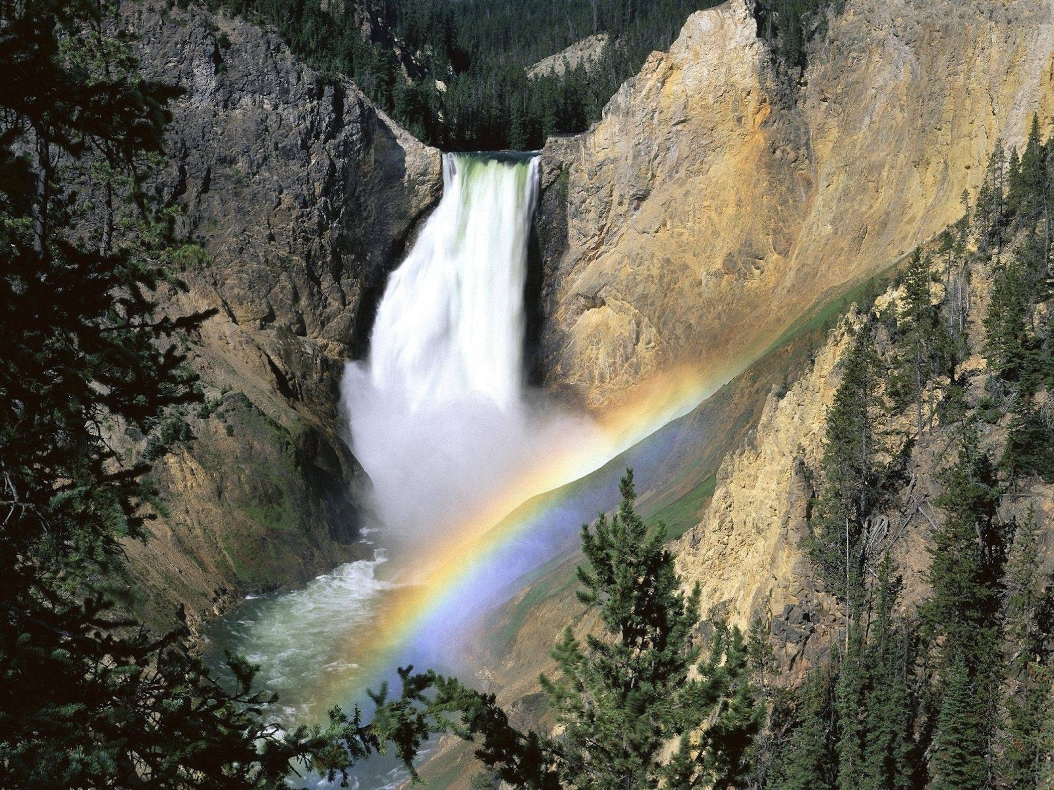 Rainbow Waterfall Wallpaper | Free Rainbow Downloads