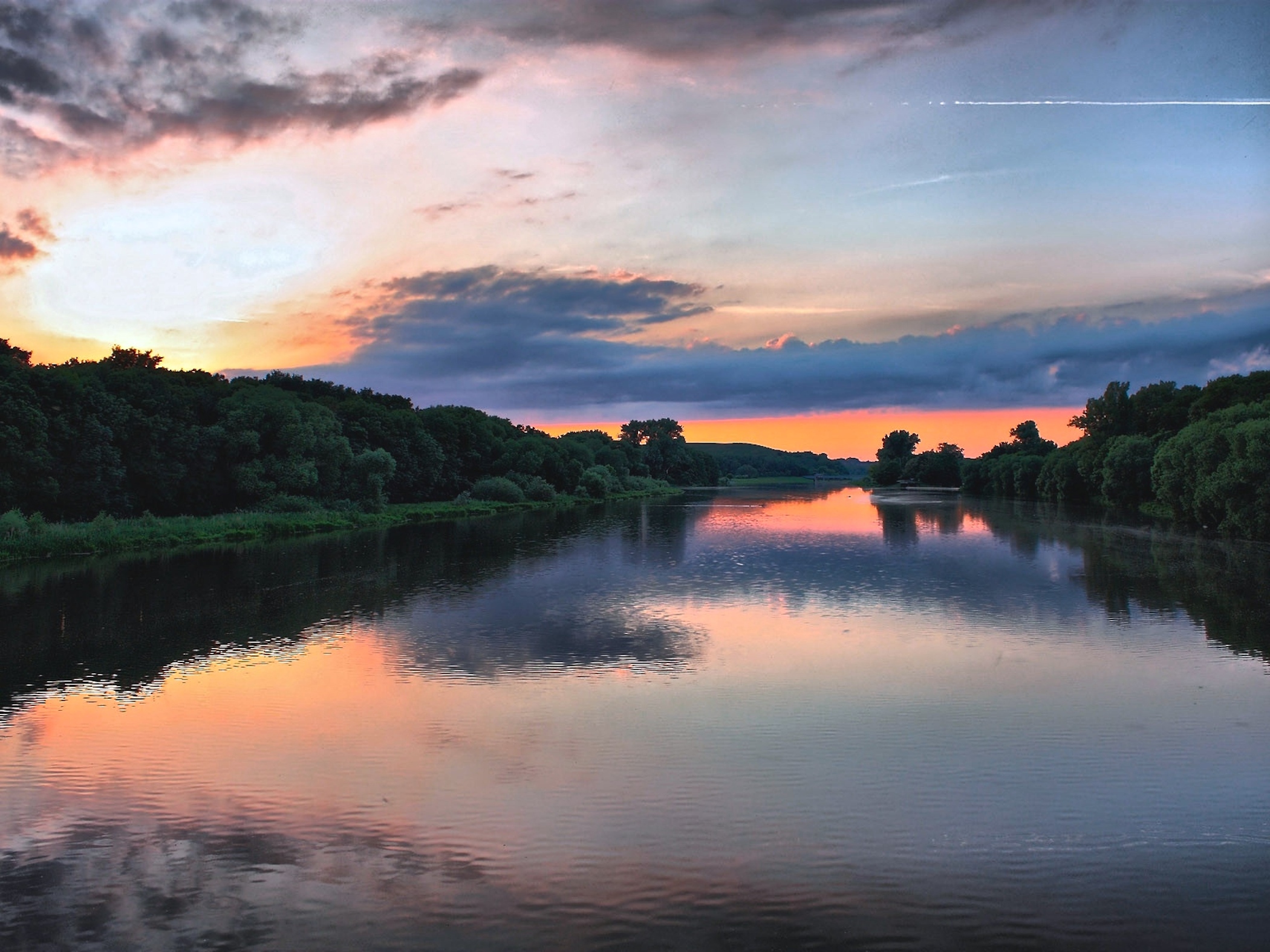 Peaceful Lake Sunset Wallpaper | Free Lake Downloads