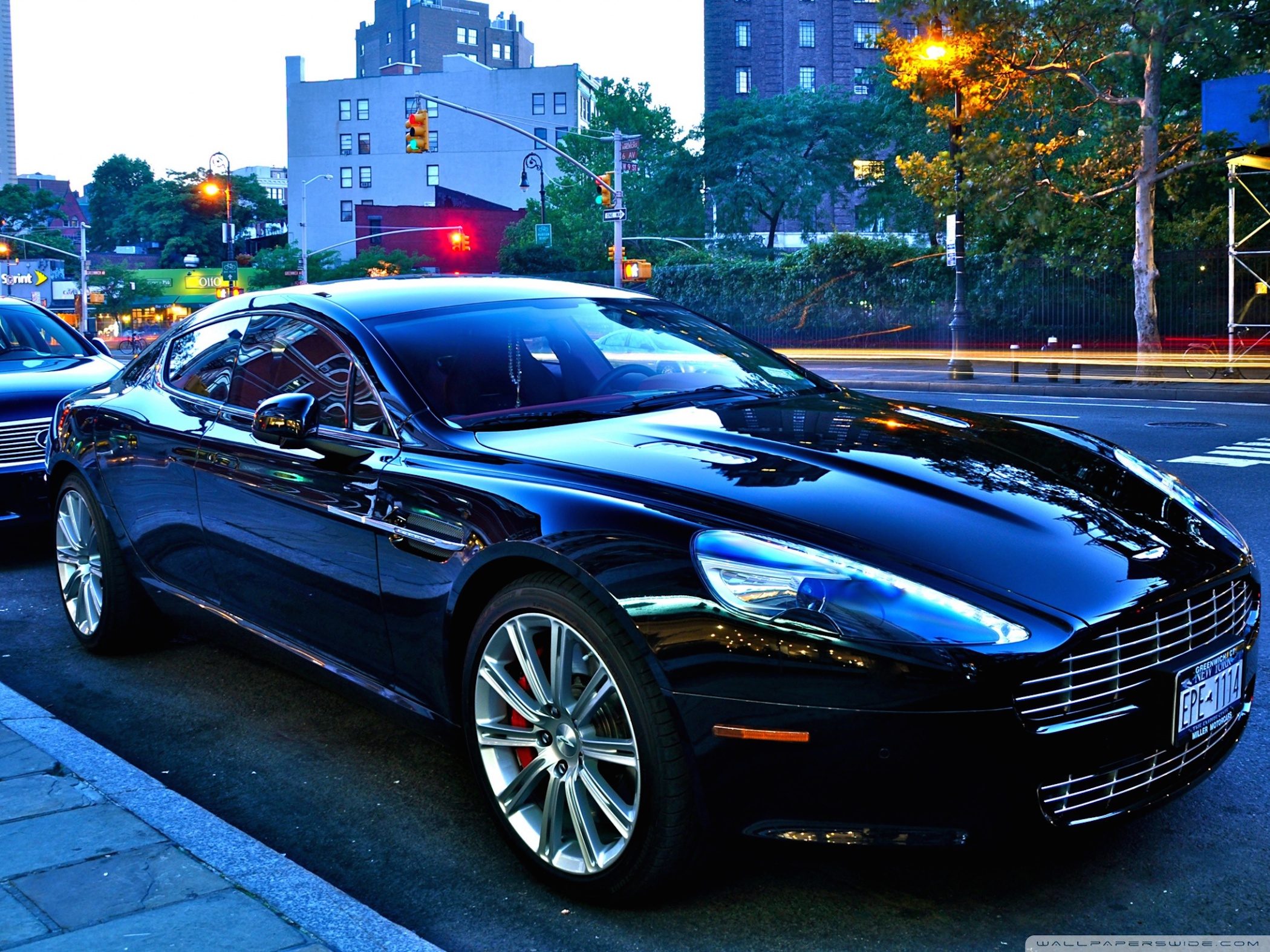 Aston Martin DB9 City Street Wallpaper - Free Downloads