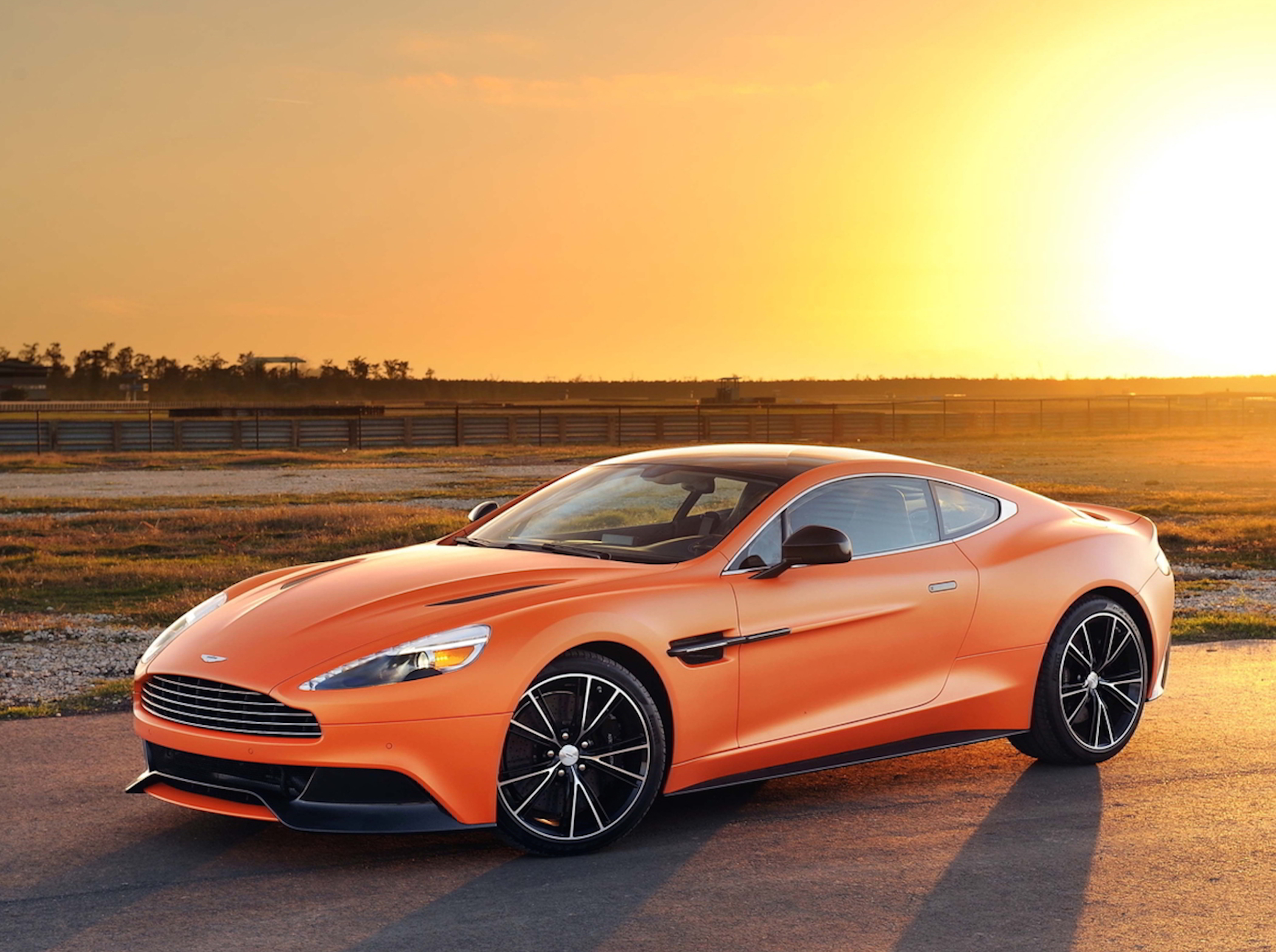 Aston Martin Vanquish Orange Wallpaper - Free Downloads